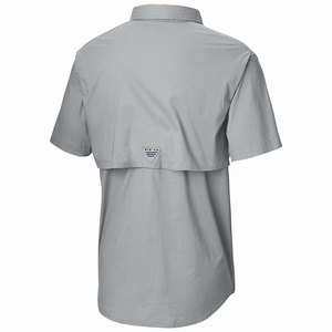 Columbia PFG Half Moon™ Shortärmad Skjorta Herr Grå (DRSCX9651)